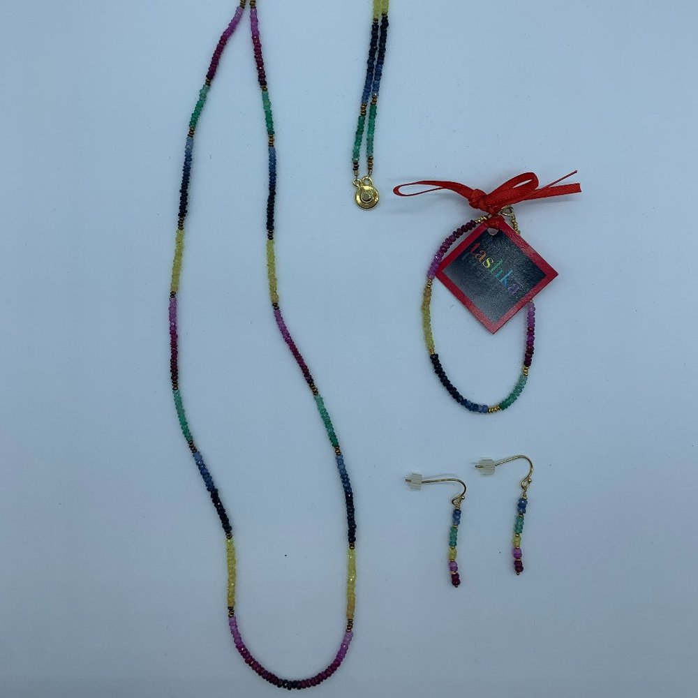 Tashka by Beatrice 3 piece set, Necklace, Bracelet & Earrings
